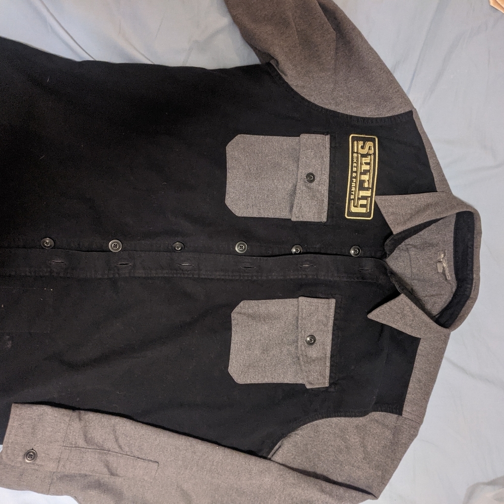 Surly bike patch X LL bean Chamois custom overshirt